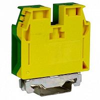 Клемма для заземления с винтовым зажимом DKC Quadro 35мм?, желто-зеленый, ZTO320 | код. ZTO320 |  DKC